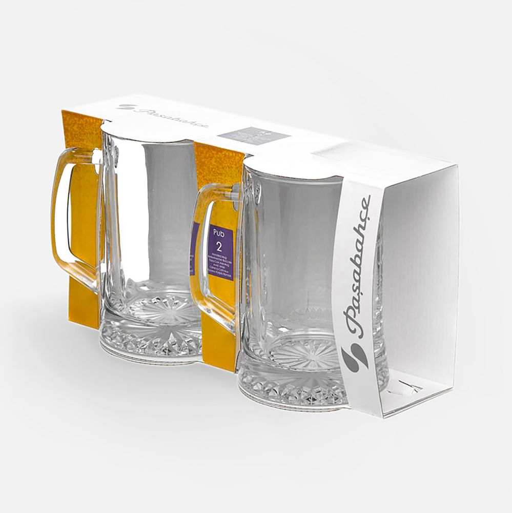 Набор из 2 пивных кружек Pub, цвет 